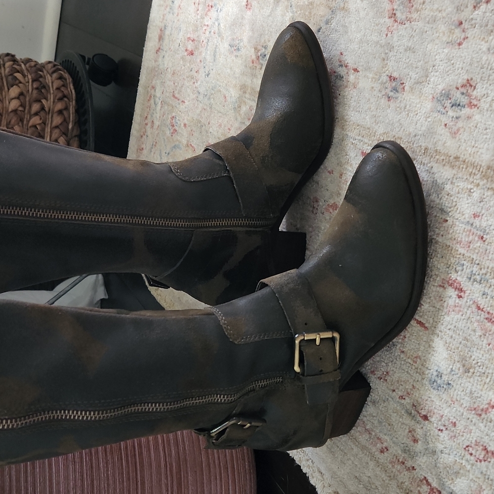 Brown Leather Women's Boots